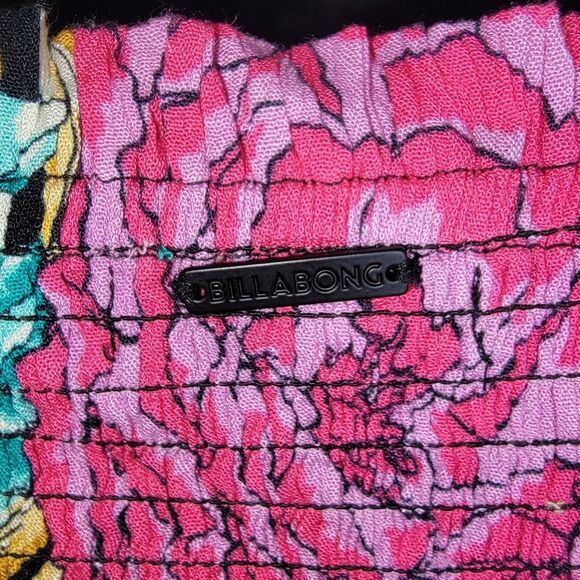 Billabong Nwt Poppy Dreams floral sleeveless romper Size Small - Picture 7 of 9